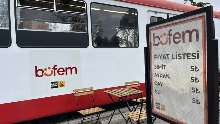 Kültürpark'taki tramvay büfesi